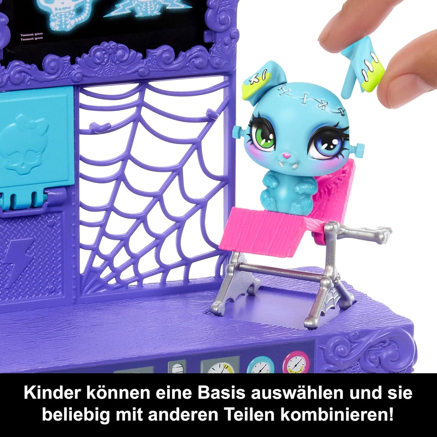 Make-A-Monster Haustier-Spielset (30+ Zubehörteile), Purple - Make A Monster-pet