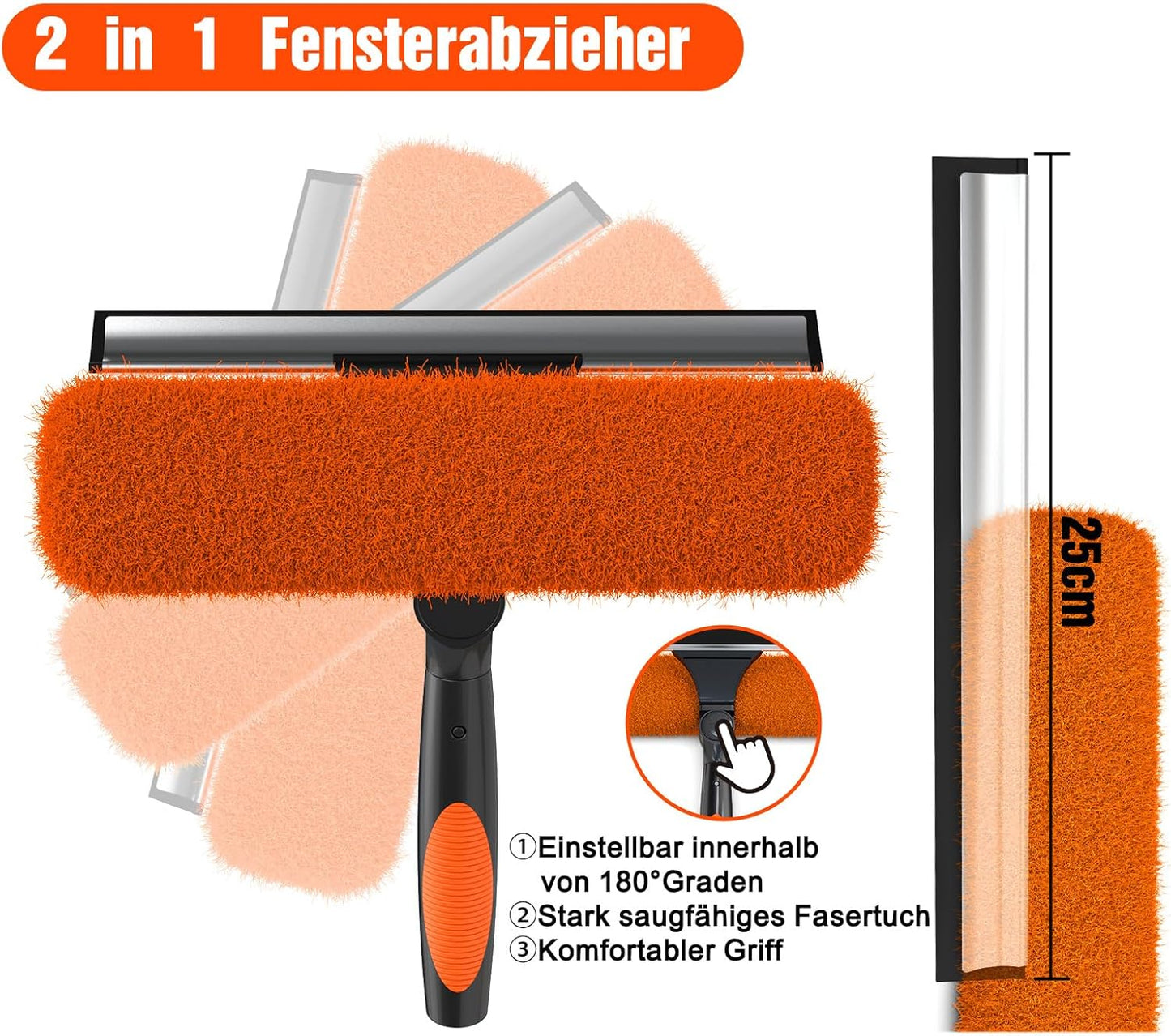 Teleskop-Fensterputzer, 6m