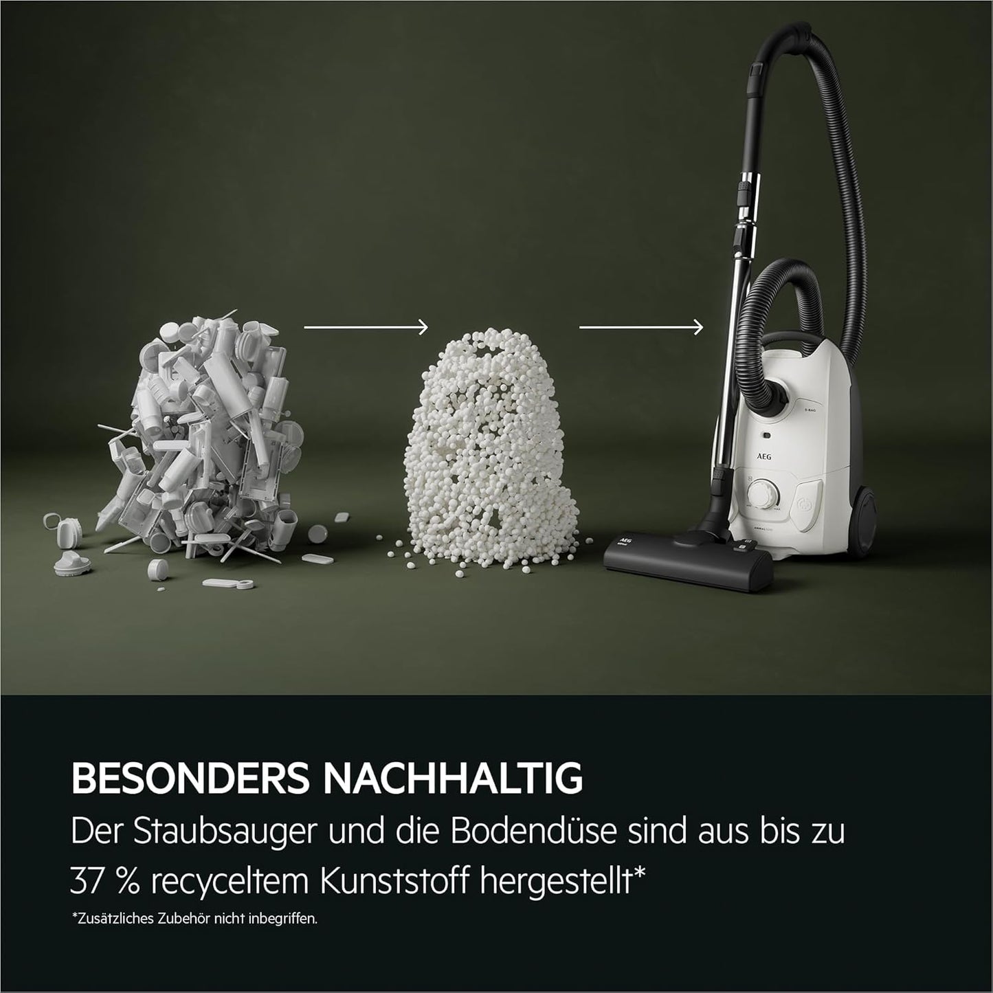 Clean 500 Staubsauger, Weiss