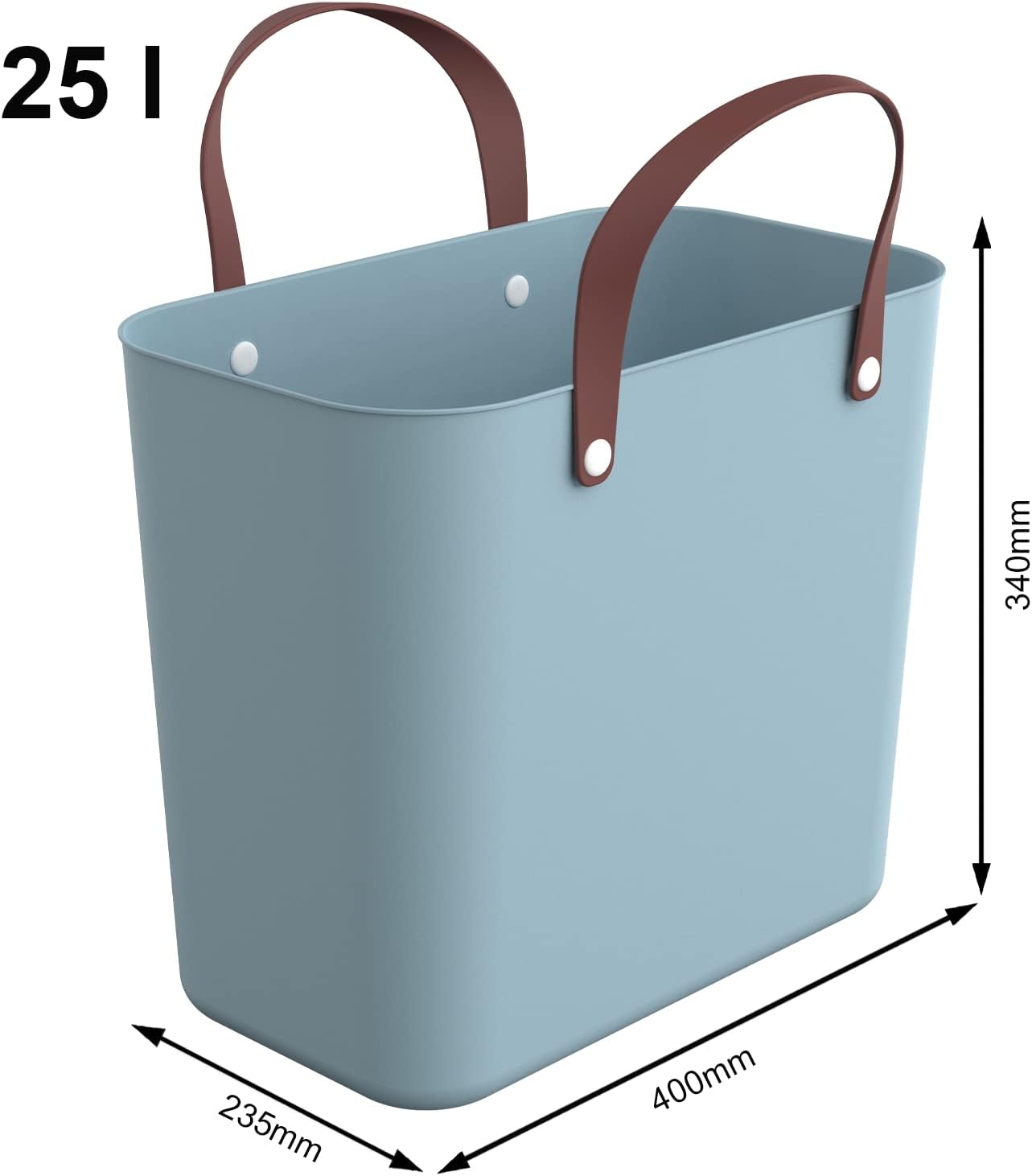 Einkaufskorb Set, Türkis