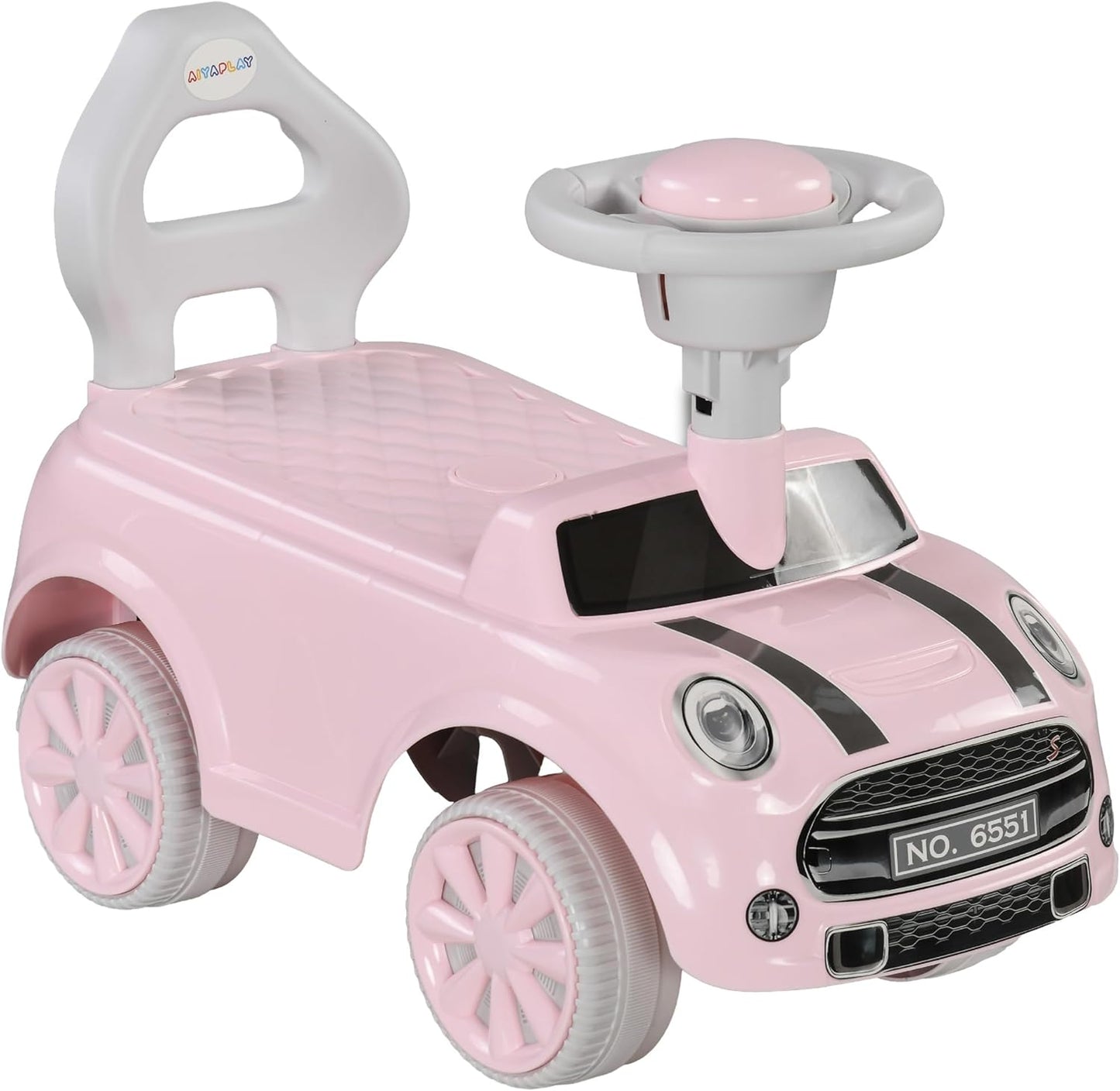 Rutschauto Kunststoff Rosa, Rosa