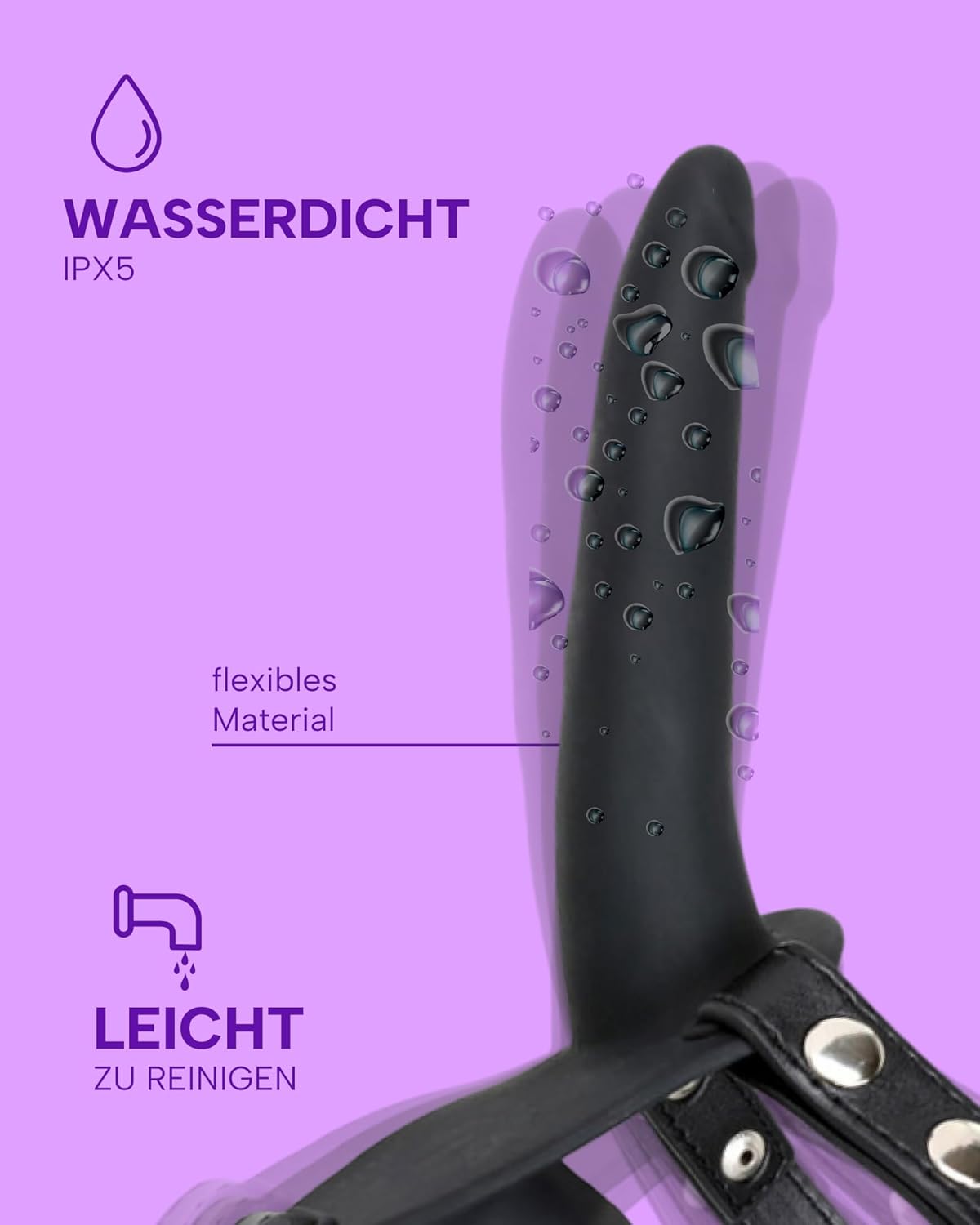 Gordis Strap-On Doppeldildo für Paare, Gordis