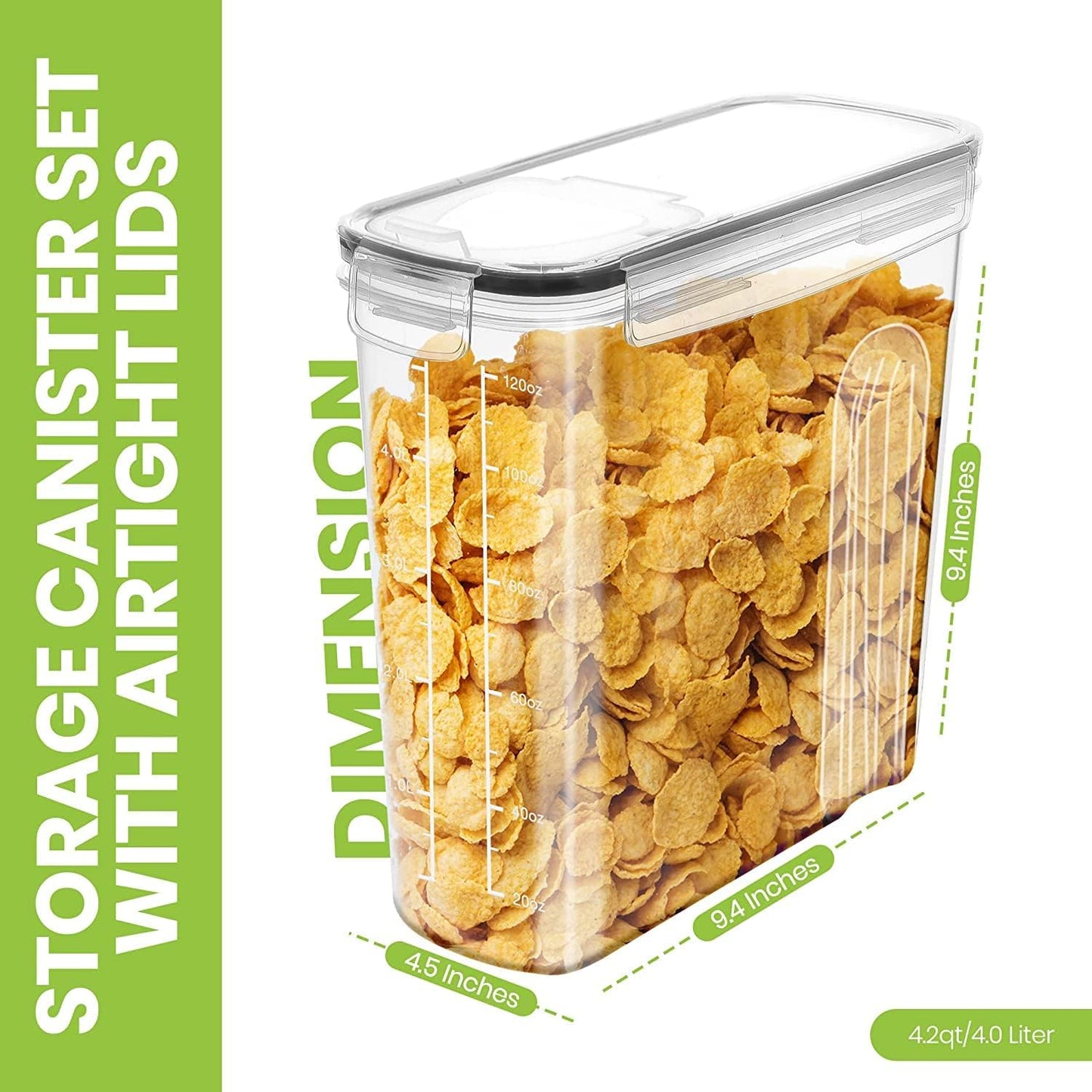 2er Vorratsdosen-Set, Klar|2er-Pack