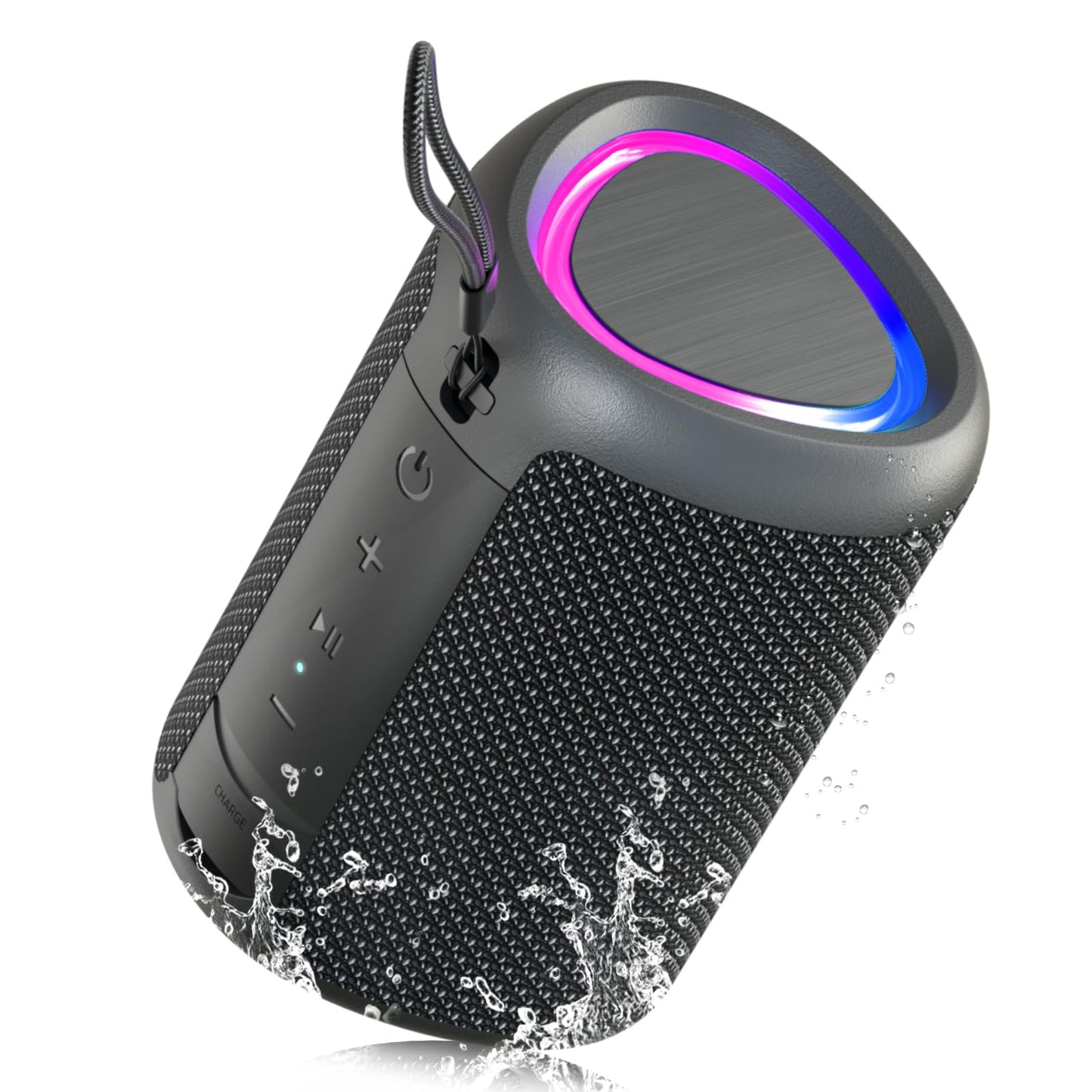 Kompakter Bluetooth-Lautsprecher LYYX03N mit TWS & RGB Lichtern, A46
