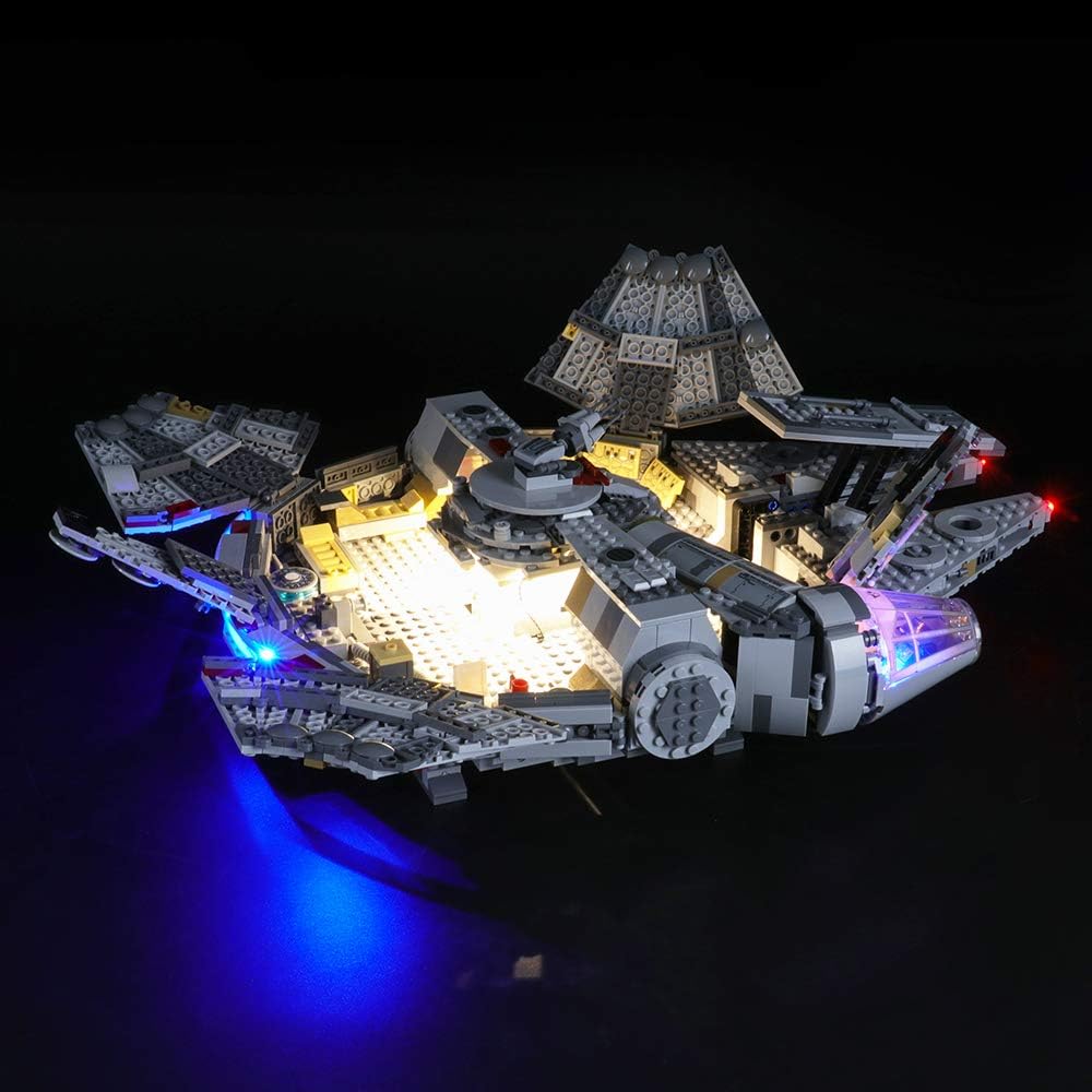 LED Beleuchtungsset für Lego Star Wars Millennium Falcon 75257, Ohne Fernbedienung