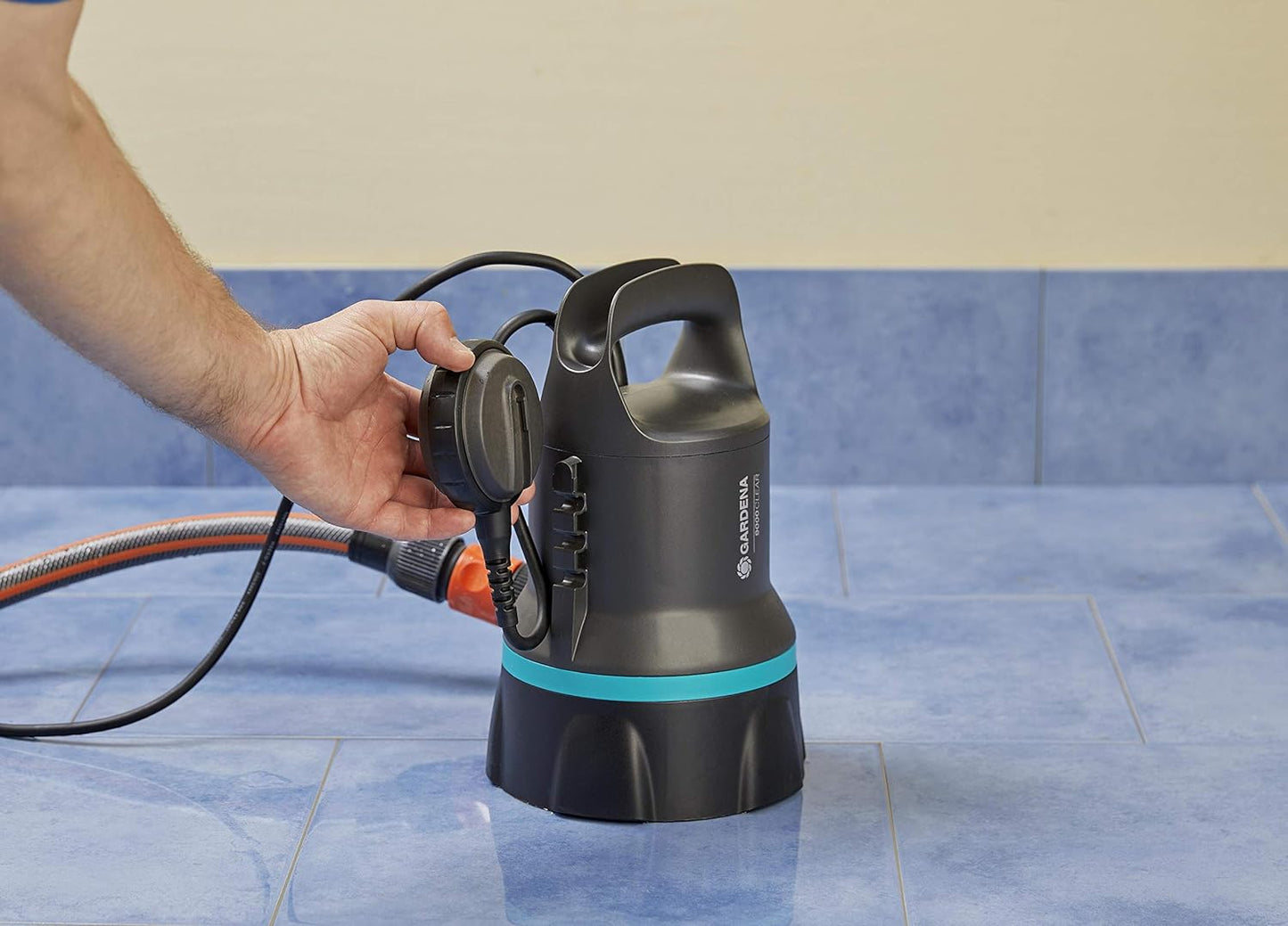 09030-20 Tauchpumpe 9000, bis zu 9.000 l/h - Schwimmerschalter