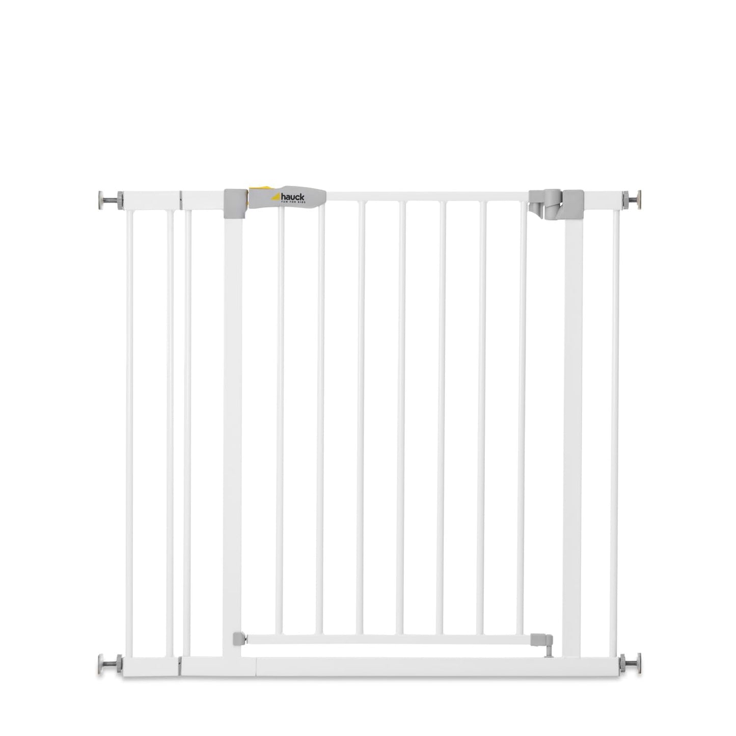 Treppenschutzgitter Open N Stop, White 84 - 89 cm Basisgitter + 9 cm Verlängerung