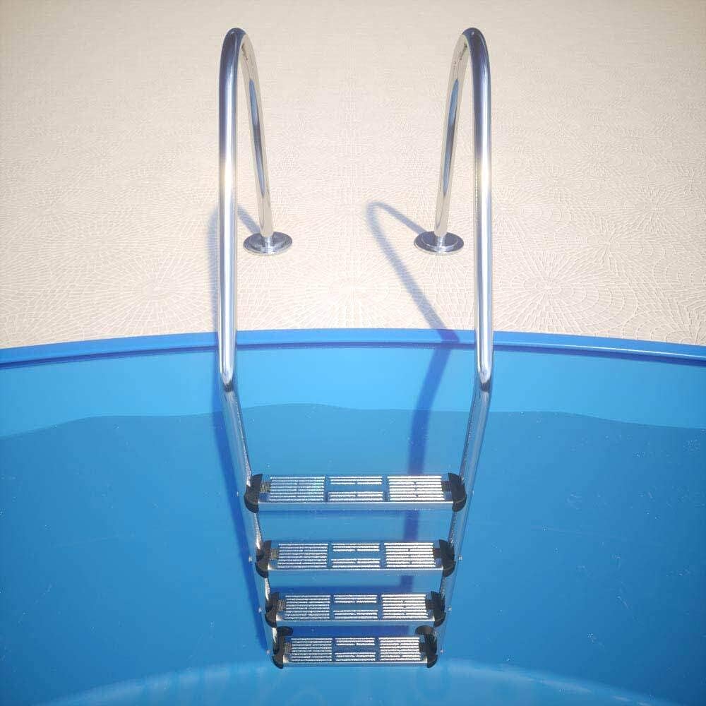 Pooltiefbeckenleiter mit 4 Stufen