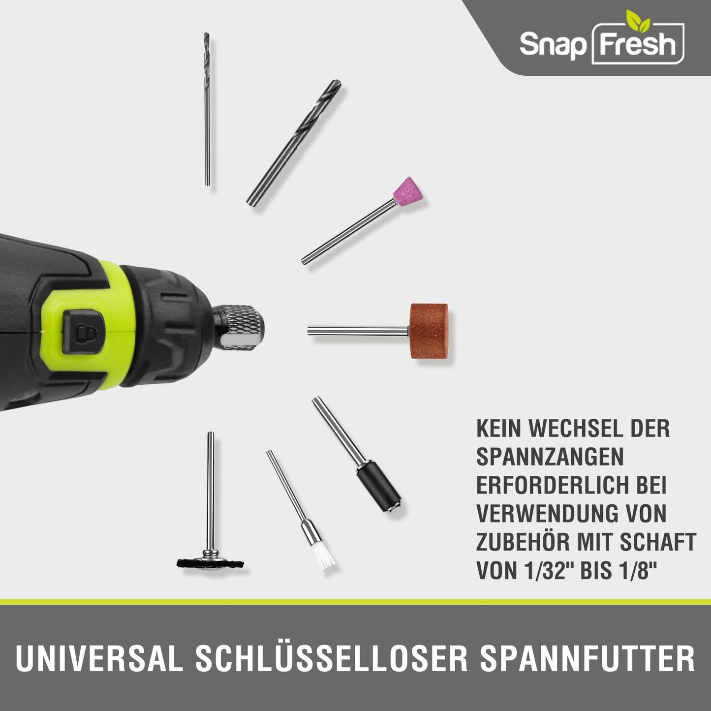 Akku-Rotationswerkzeug-Set mit 80+ Zubehörteilen, Rotationswerkzeug-set