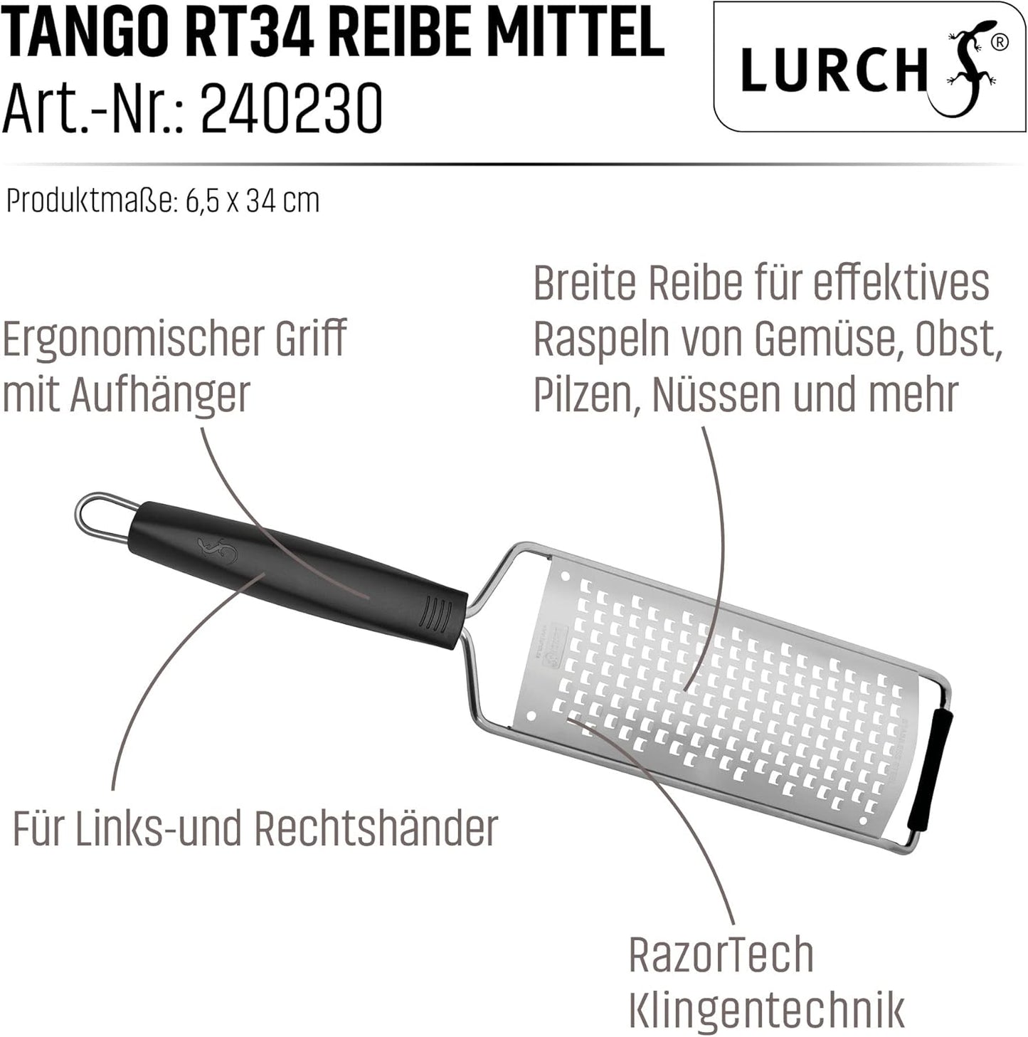 Tango Reibe, Mittlere Reibe breit