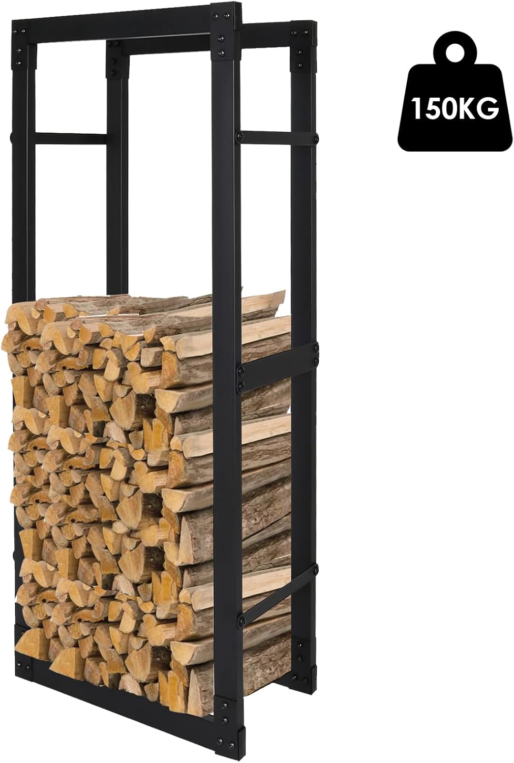 Brennholzregal, 25 x 60 x 100 CM