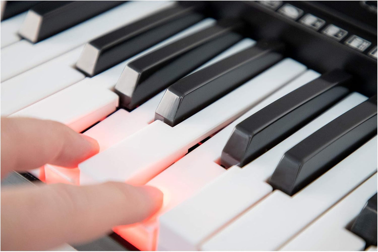 Einsteiger-Keyboard Set mit Leuchttasten und Mikrofon