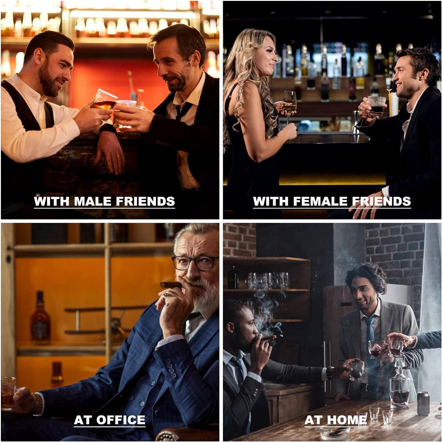 Whisky-Steine und Gläser - Geschenkset