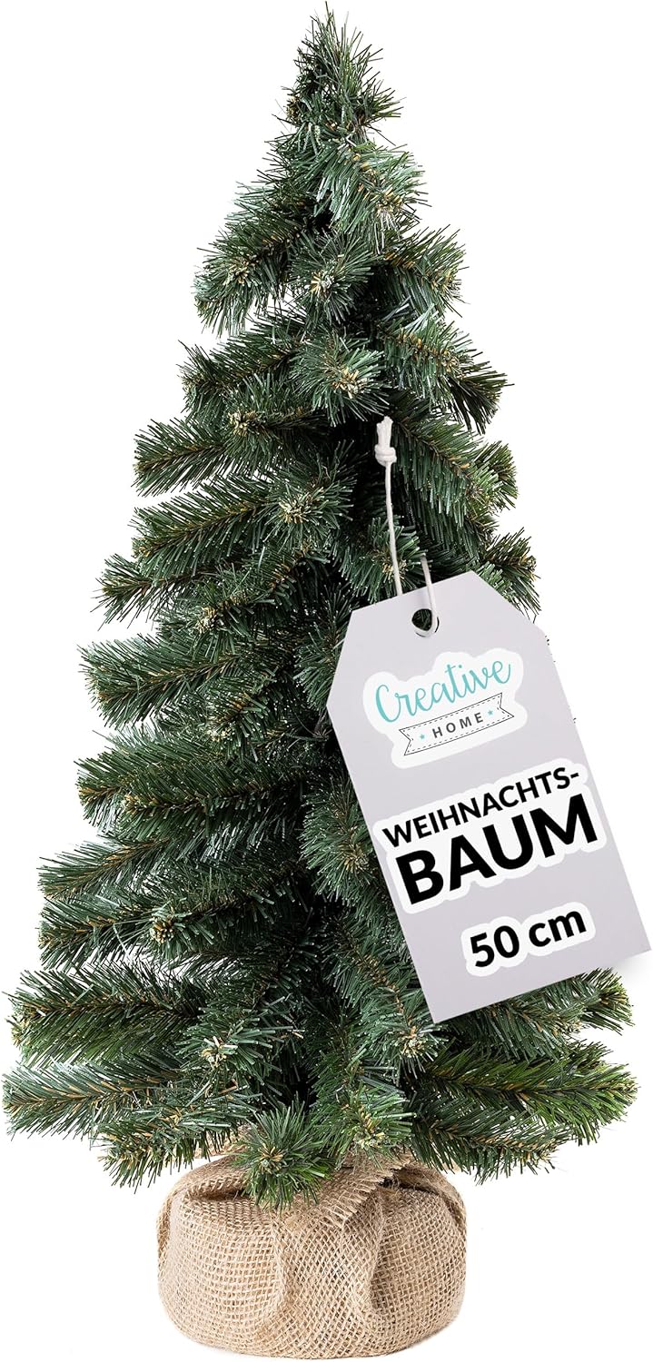 Kleiner künstlicher Weihnachtsbaum, 50 cm, Natural