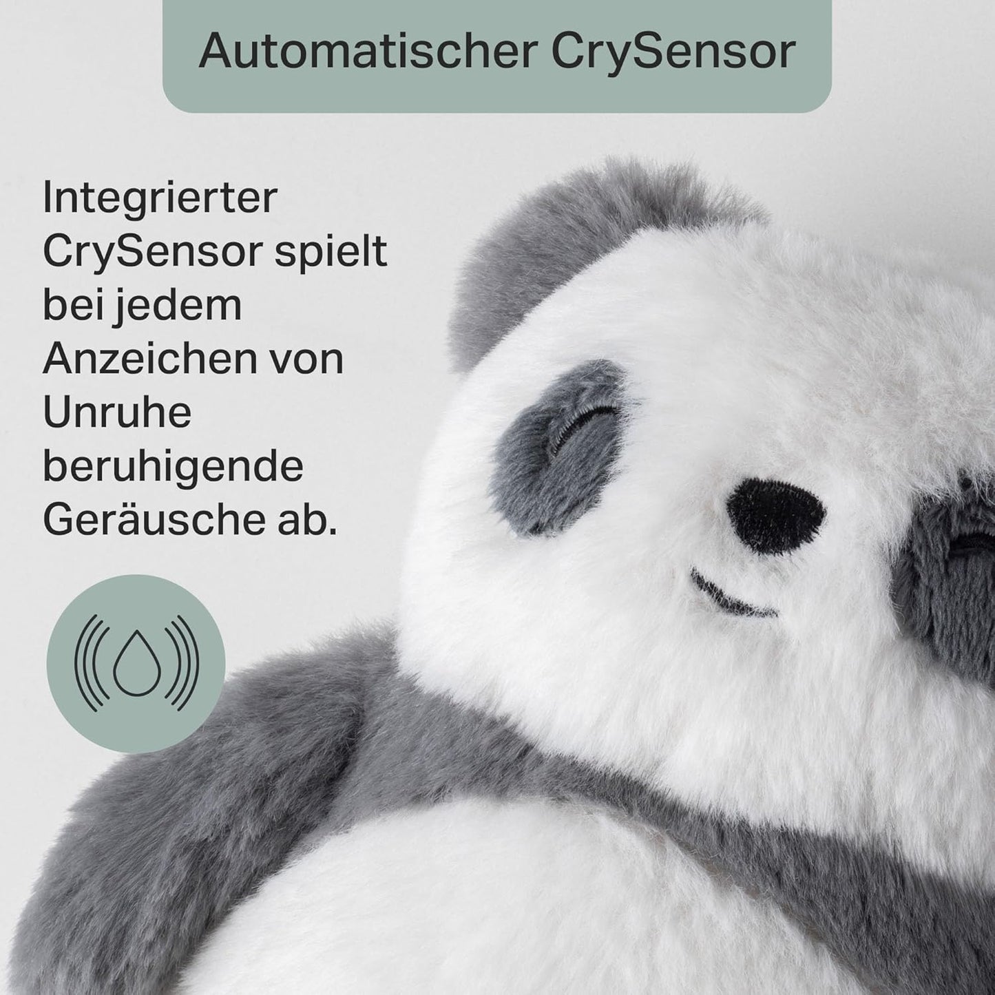 Mini Panda Einschlafhilfe mit weissem Rauschen, Klein Pip der Panda