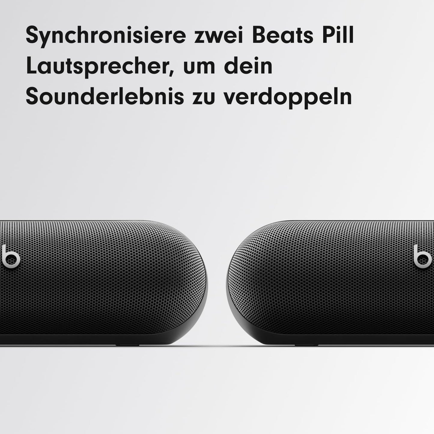 Tragbarer Bluetooth-Lautsprecher Pill, Mattschwarz Pill