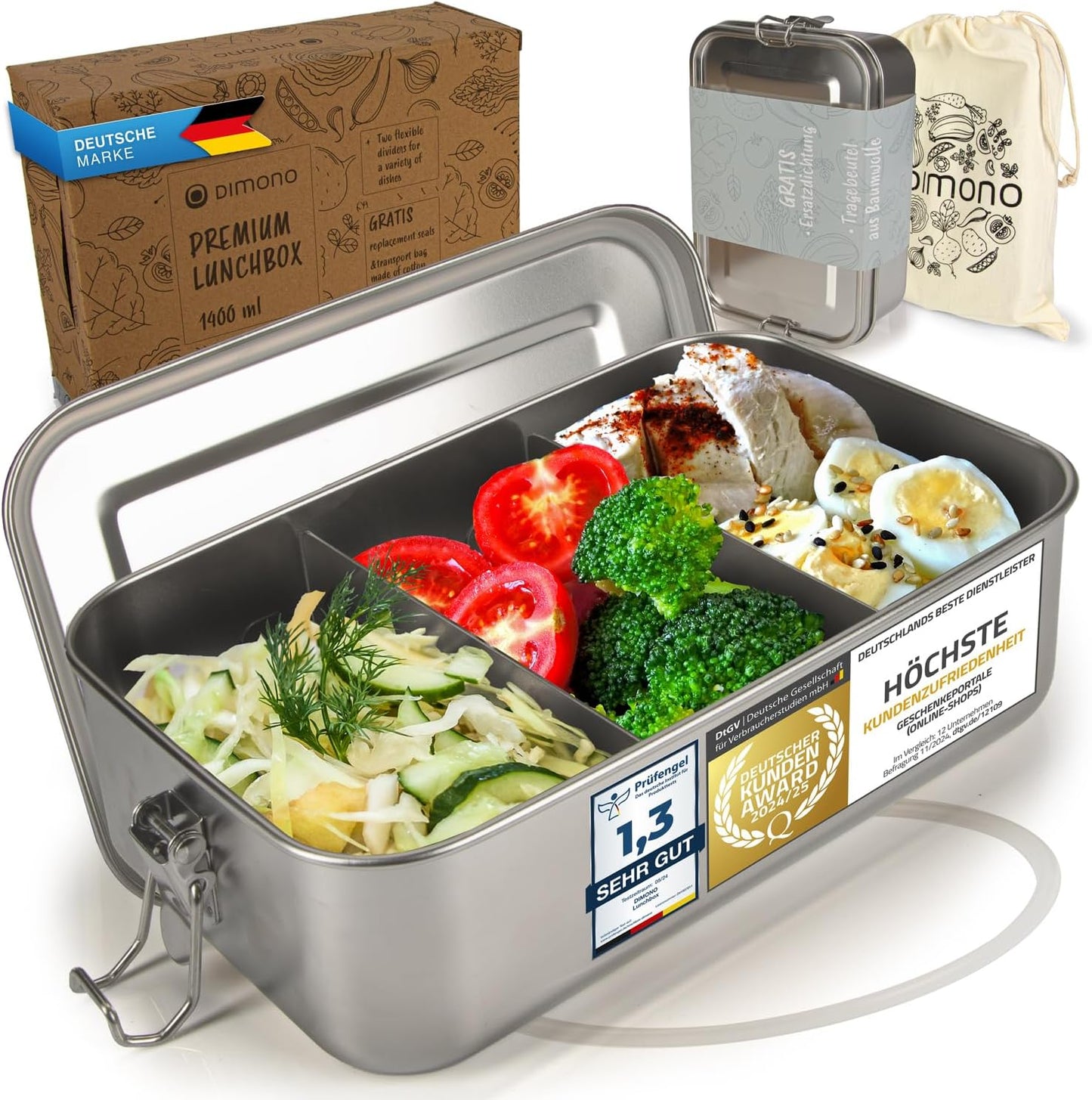 Auslaufsichere Bento-Box, C: 1400 Ml