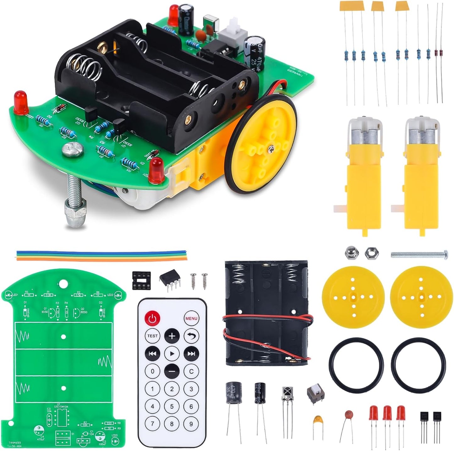 D2-4 Smart Robot Car Bausatz, Ferngesteuertes Auto