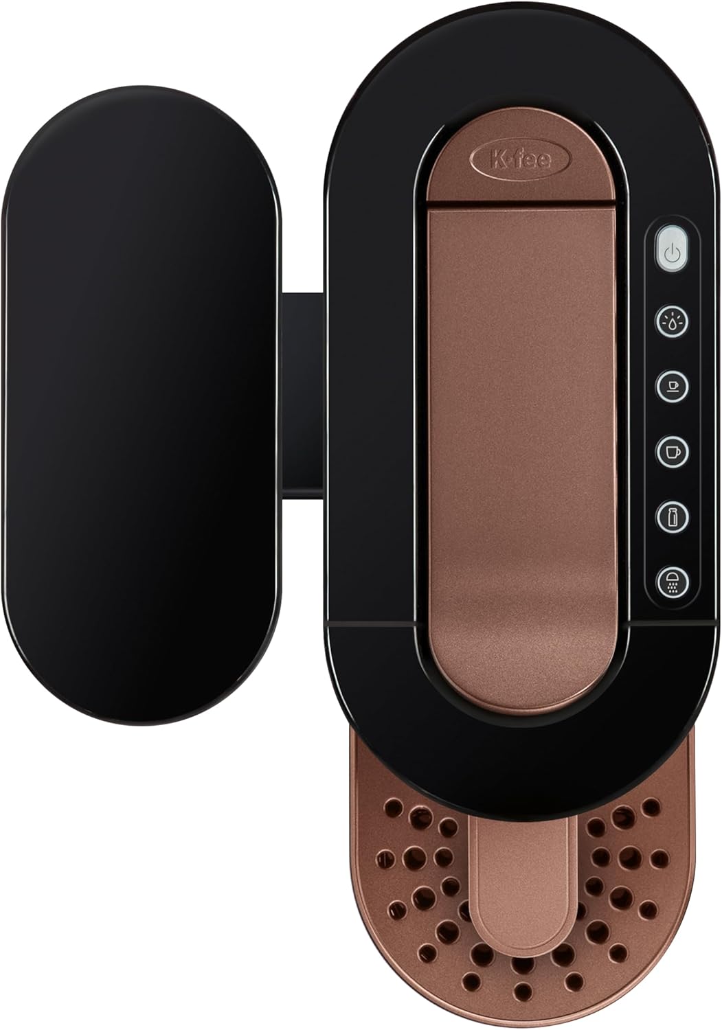 Kapselmaschine TWINS II, Black-copper Modern