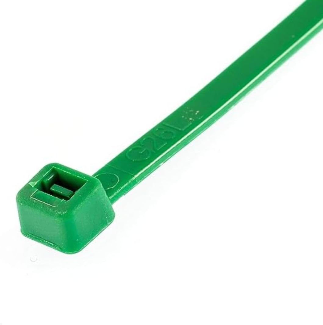 100 x Kabelbinder, 450 mm x 9,0 mm / Grün