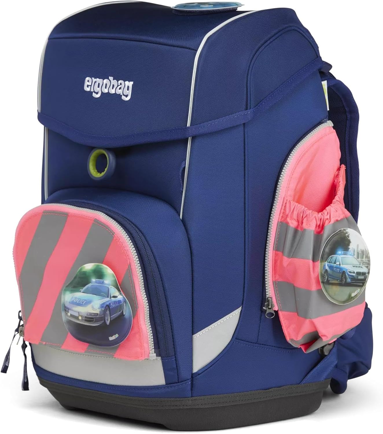 Seitentaschen-Set für Schulranzen, Rosa one_size