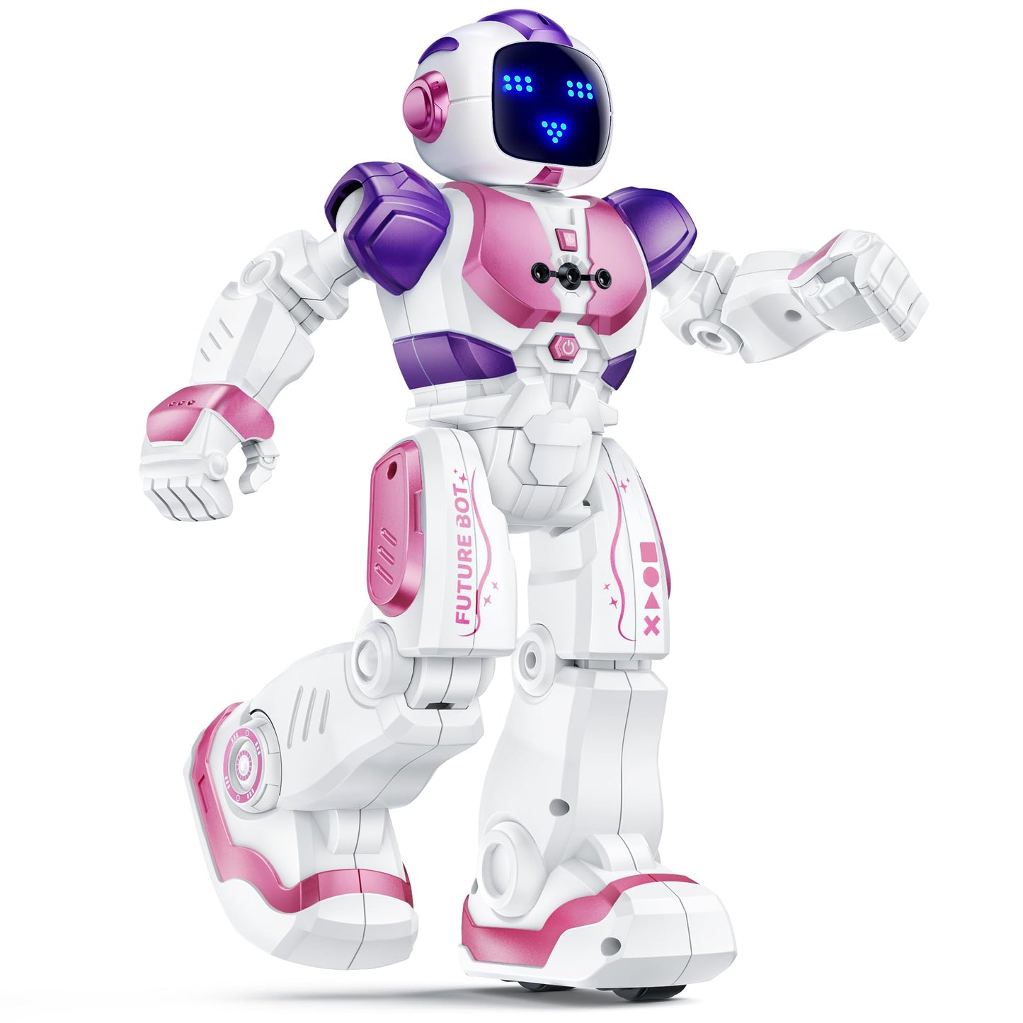 Tanzender Lernroboter 6088 mit App- und Gestensteuerung, Pink + Weiss
