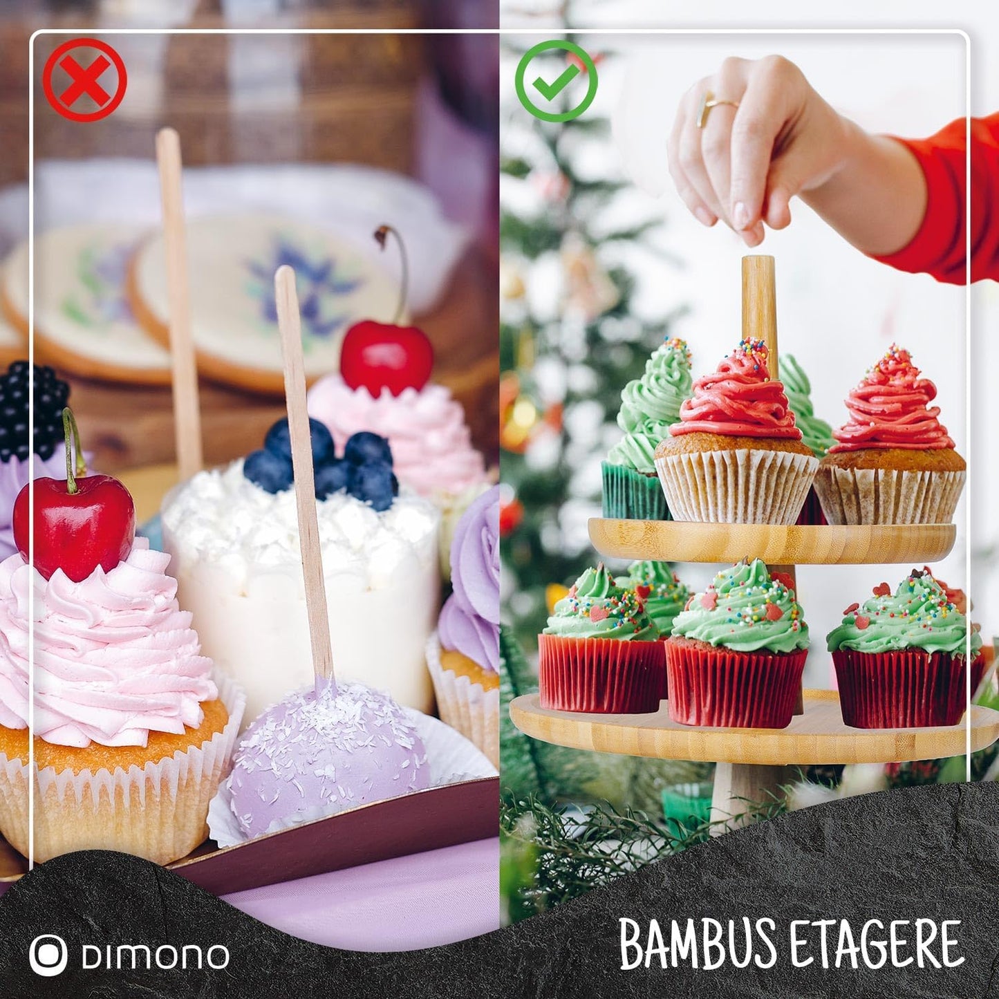 Bambus-Etagere, Bambus