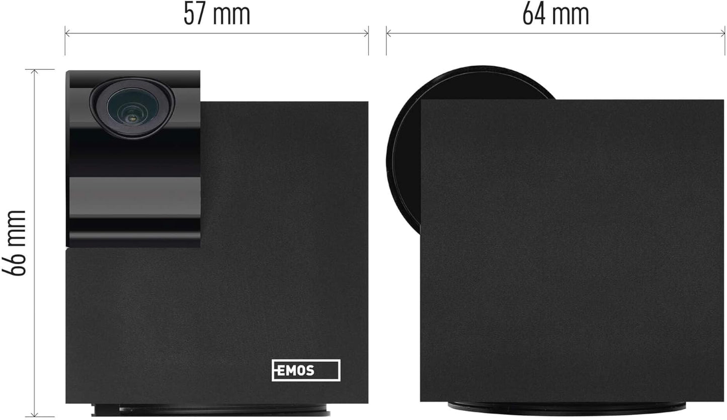 GoSmart Rotierende Überwachungskamera IP-110 CUBE mit WiFi, 3 Megapixel