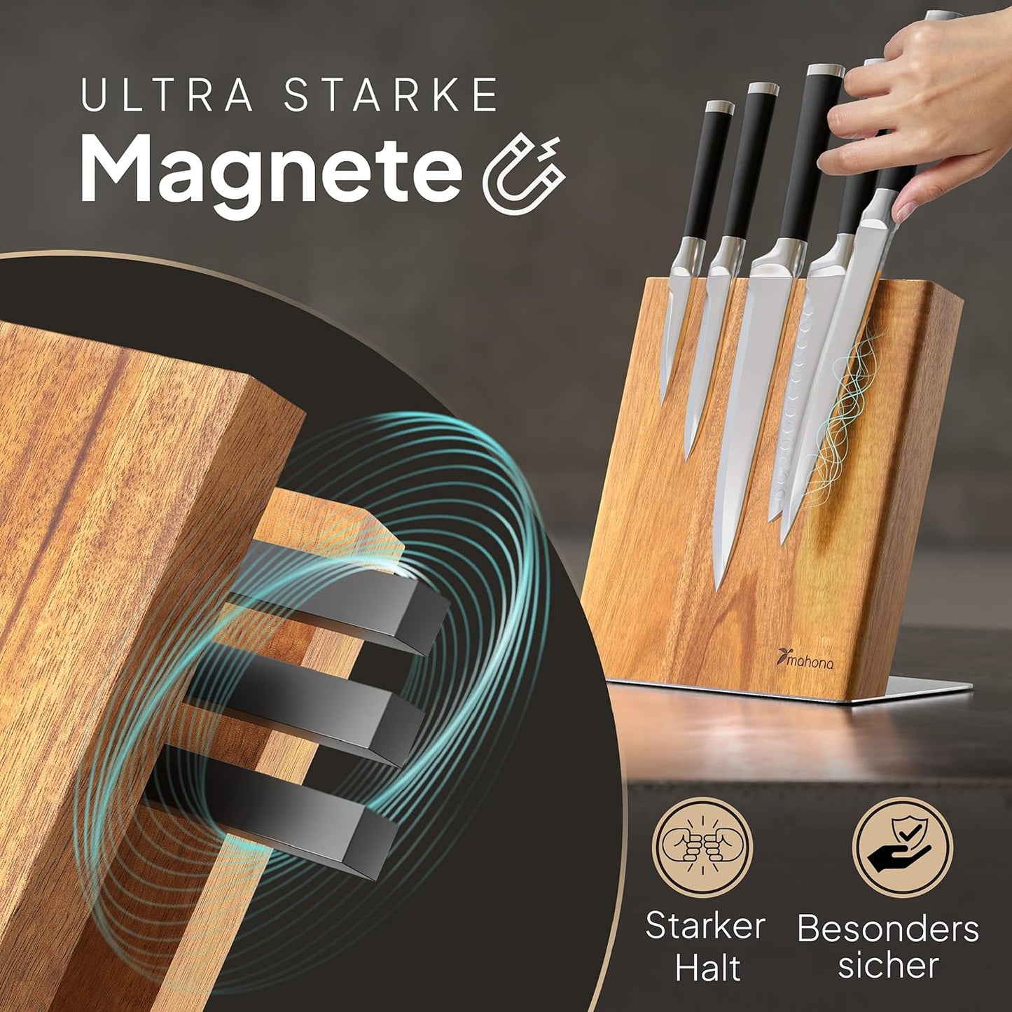 Messerhalter, 1-SEITIG MAGNETISCH
