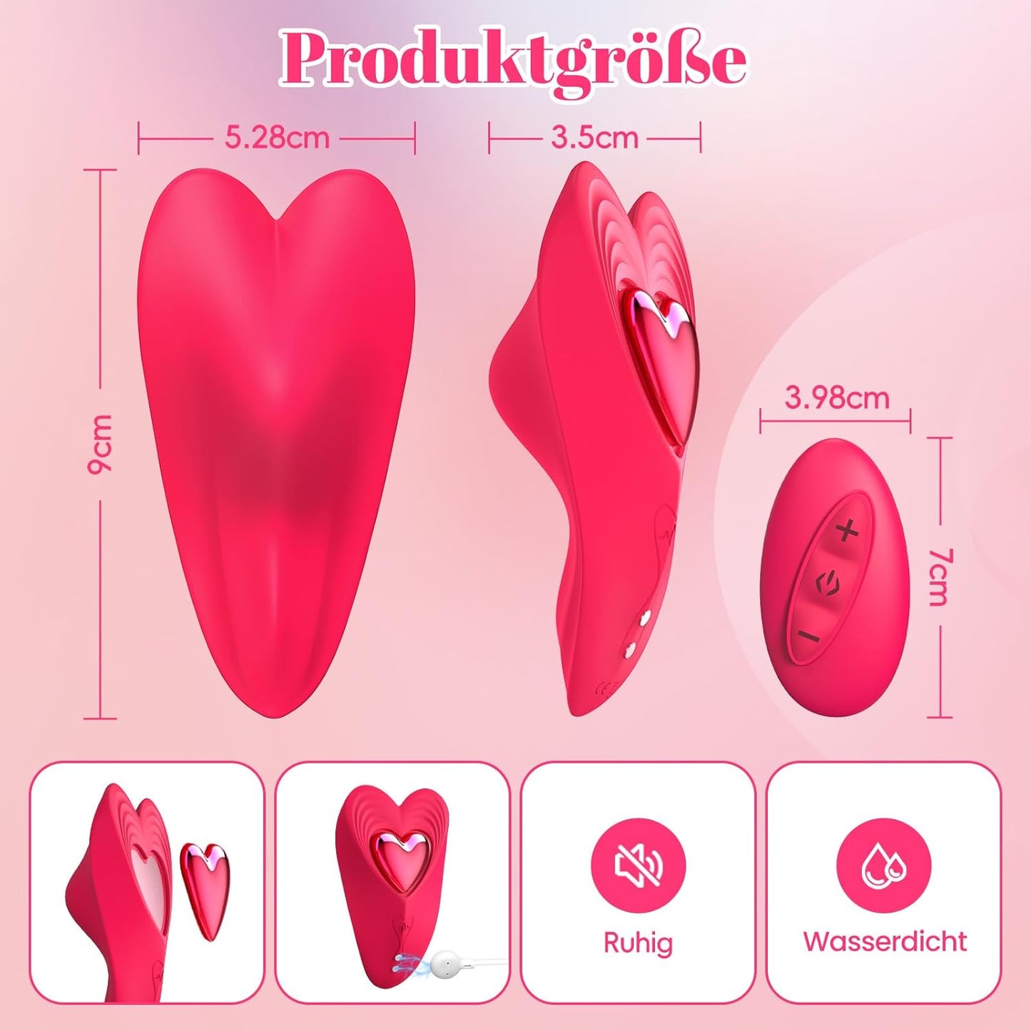 Butterfly Vibrator mit App-Fernbedienung