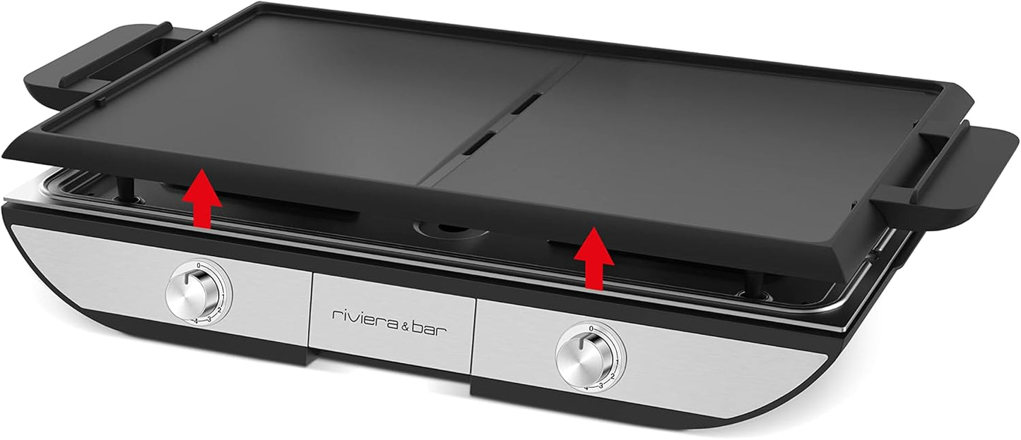 Elektrogrill mit Temperaturanzeige