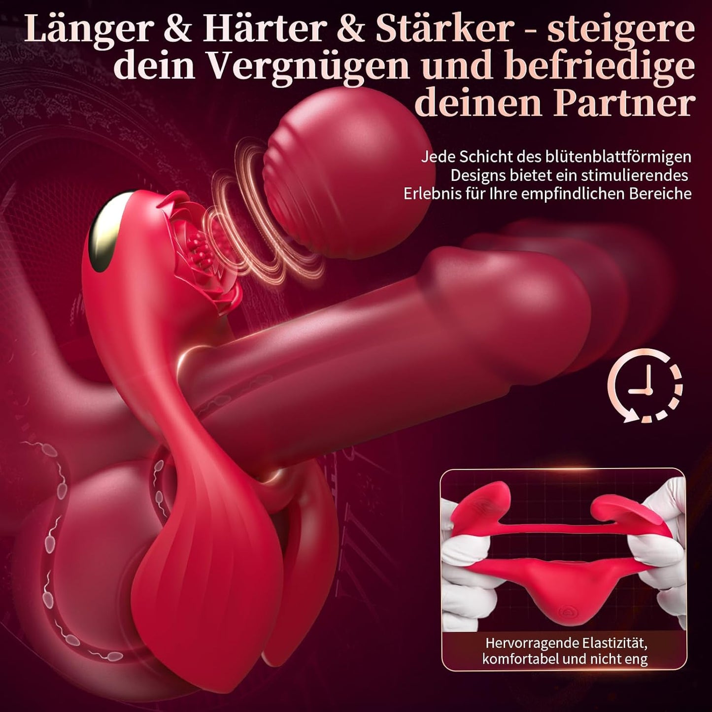 Paarvibrator mit Penisring