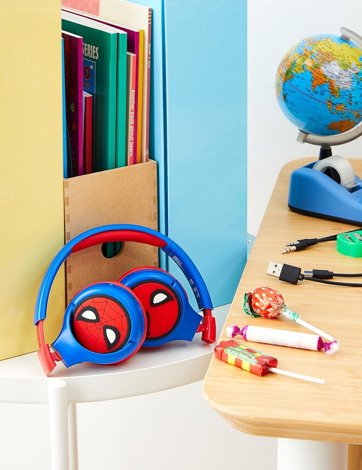 2-in-1 Audio-Kopfhörer Spiderman, Superhelden-Thema