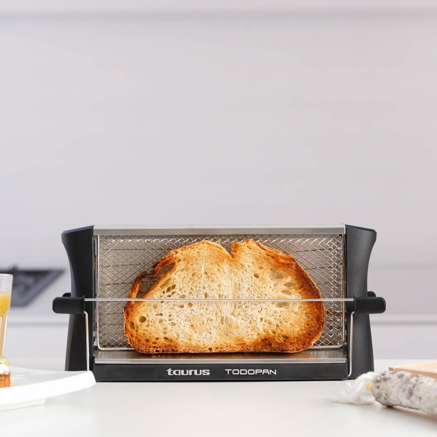 Edelstahl-Toaster für alle Brotsorten, Multipan | Vertikal