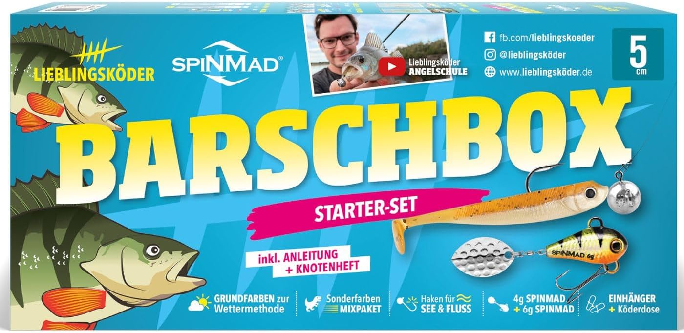 Kunstköderset zum Barschangeln