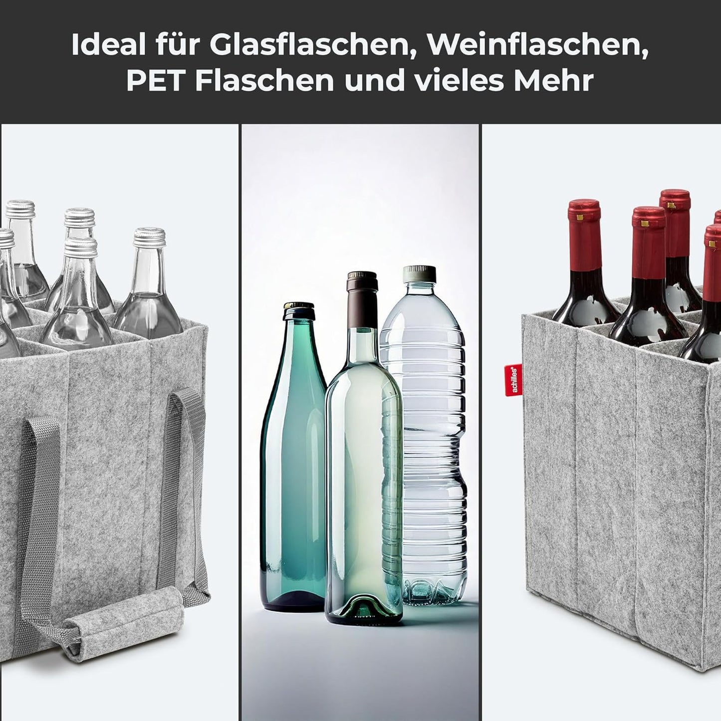 Flaschentasche, Für 9 Flaschen