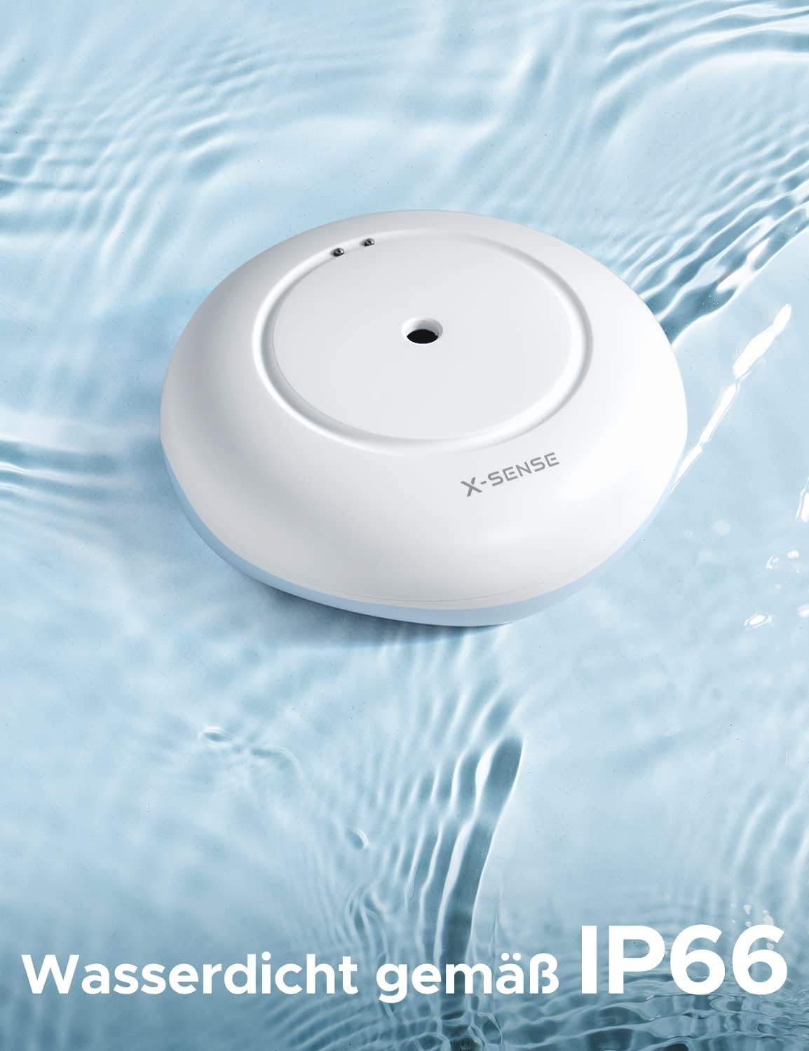 3 x Wi-Fi Wassermelder SWS51, Weiss