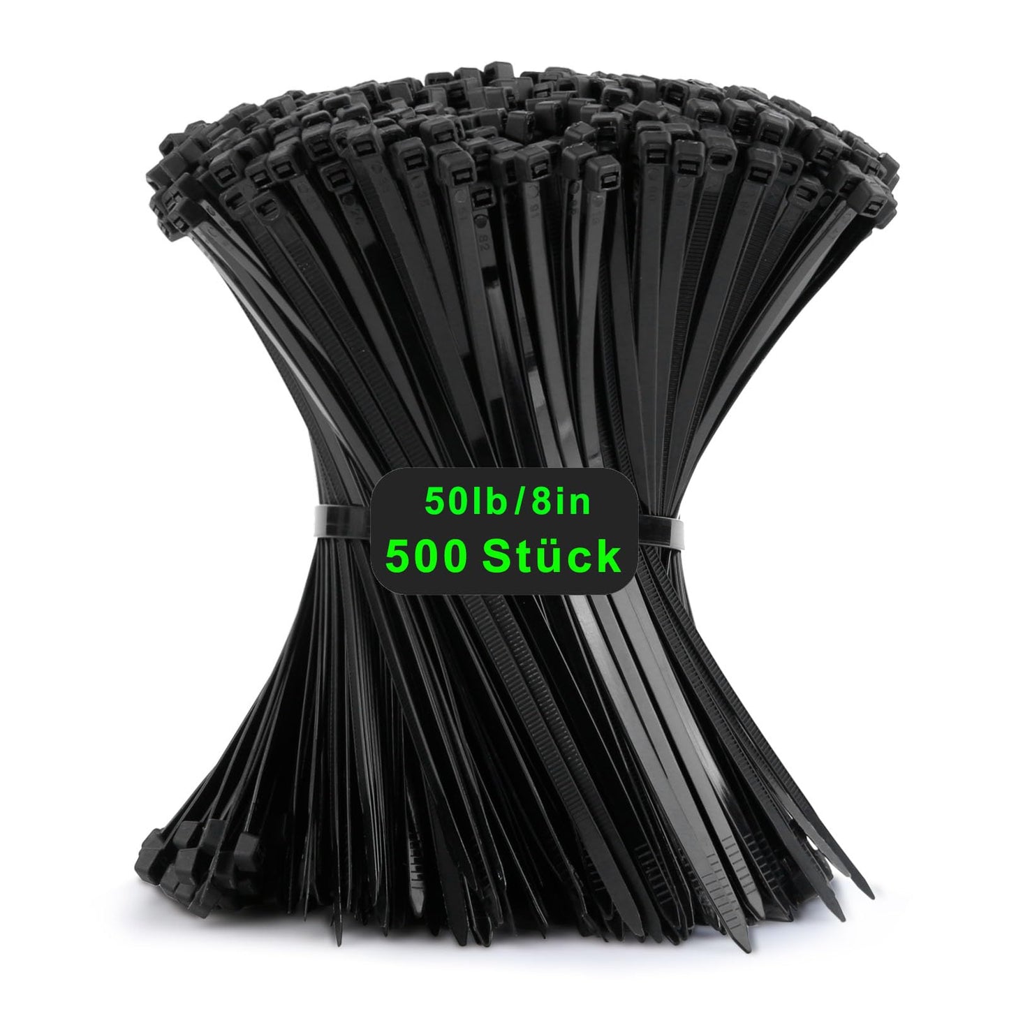 500-teiliges Kabelbinder-Set, 4.8*200mm (500 Stück)