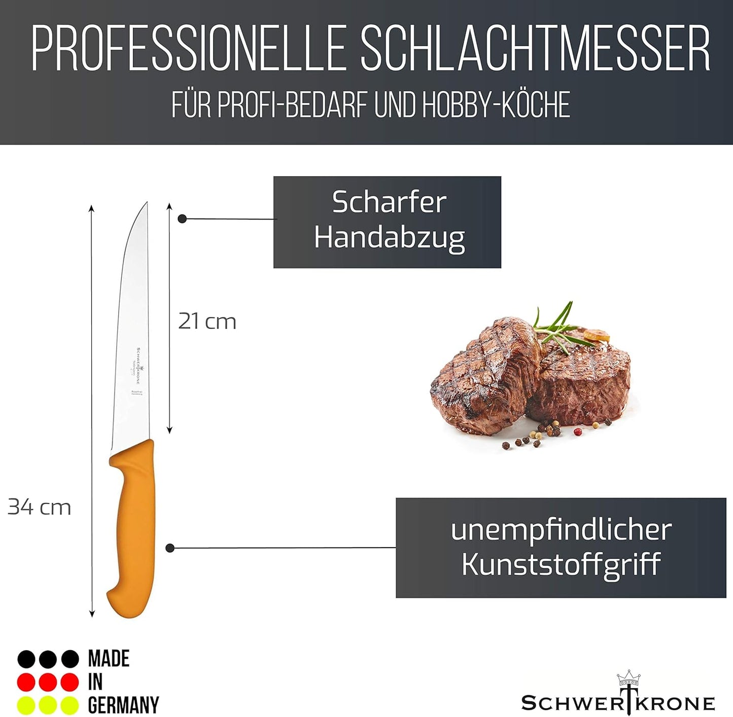 Metzgermesser, 1-teilig-Stech-8