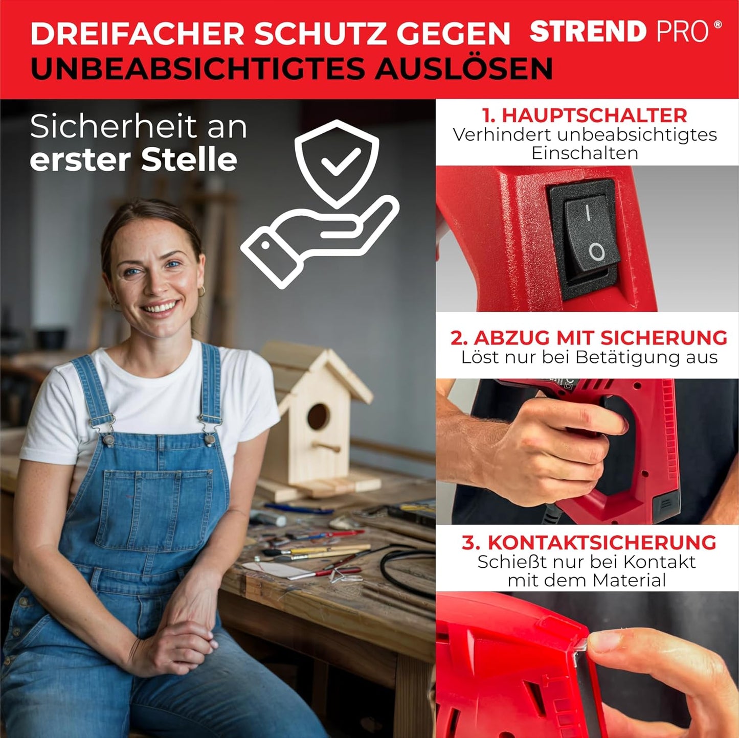 Elektrotacker mit Zubehör, Tacker Typ: KABEL