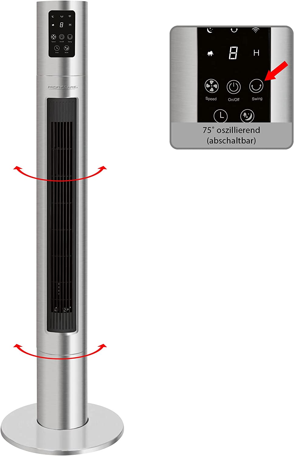 PC-TVL 3090 WIFI        inox, Ventilator, Modern