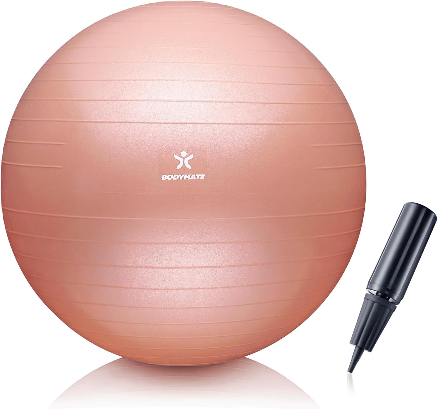 Gymnastikball Sitzball mit Pumpe und E-Book (85 cm), New Rose Gold 85 cm (für Körpergröße ab 186cm)