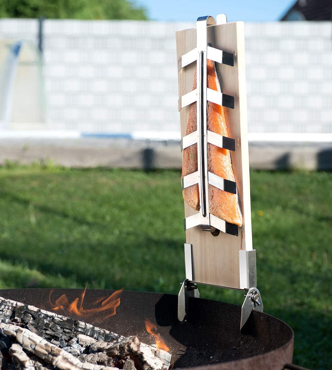 Flammlachsbrett-Set, 2er-Set