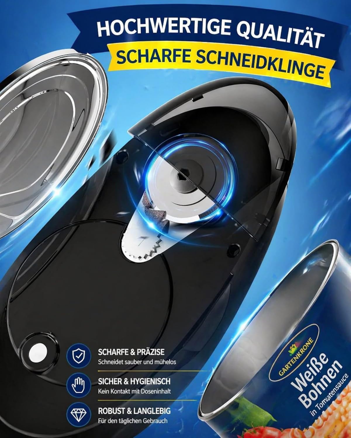 Elektrischer One-Touch Dosenöffner