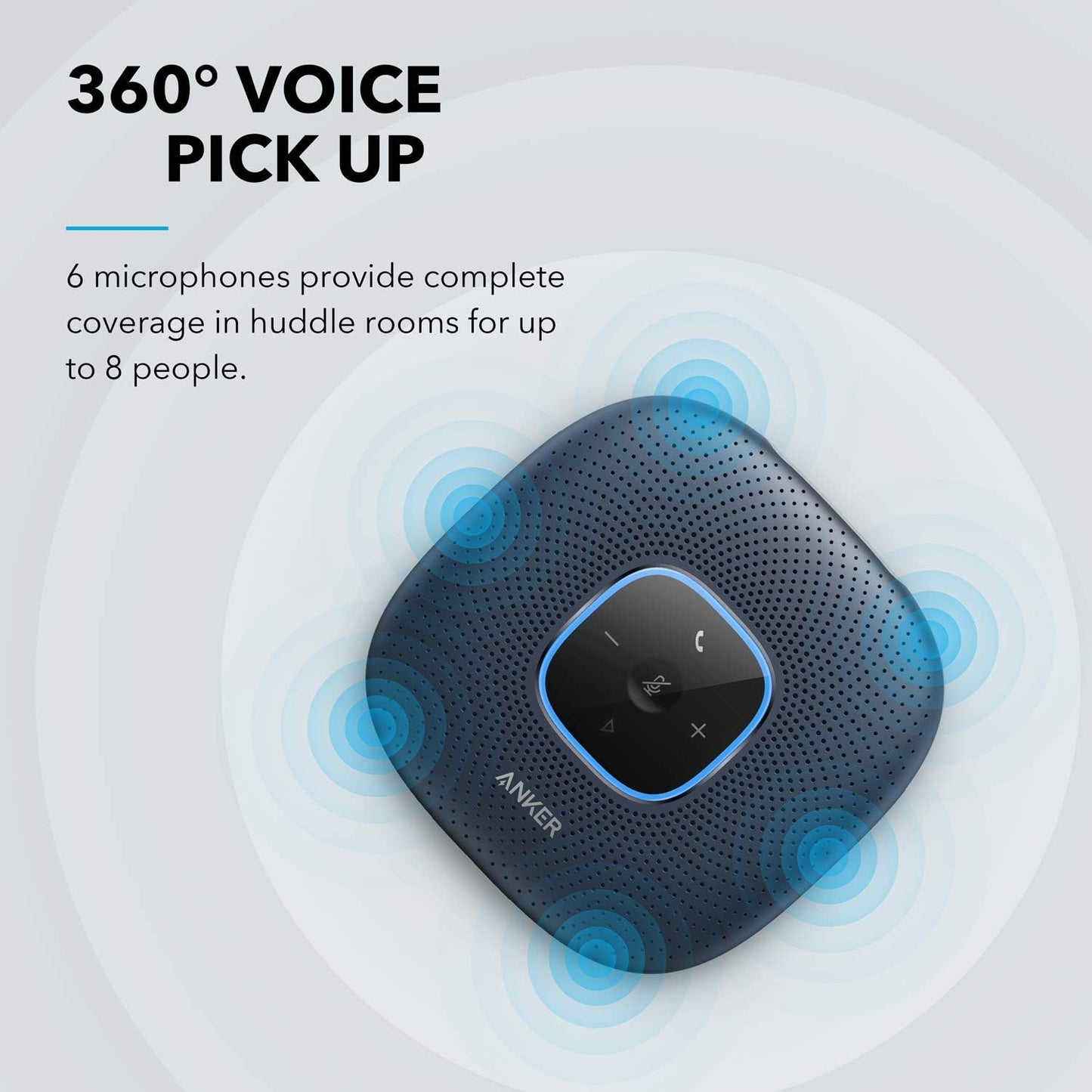 PowerConf Bluetooth Konferenzlautsprecher, Blau