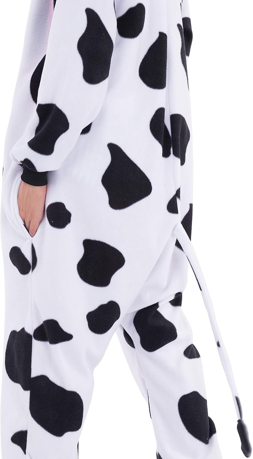 Kuh Tierkostüm Jumpsuit für Erwachsene, M Multicolor