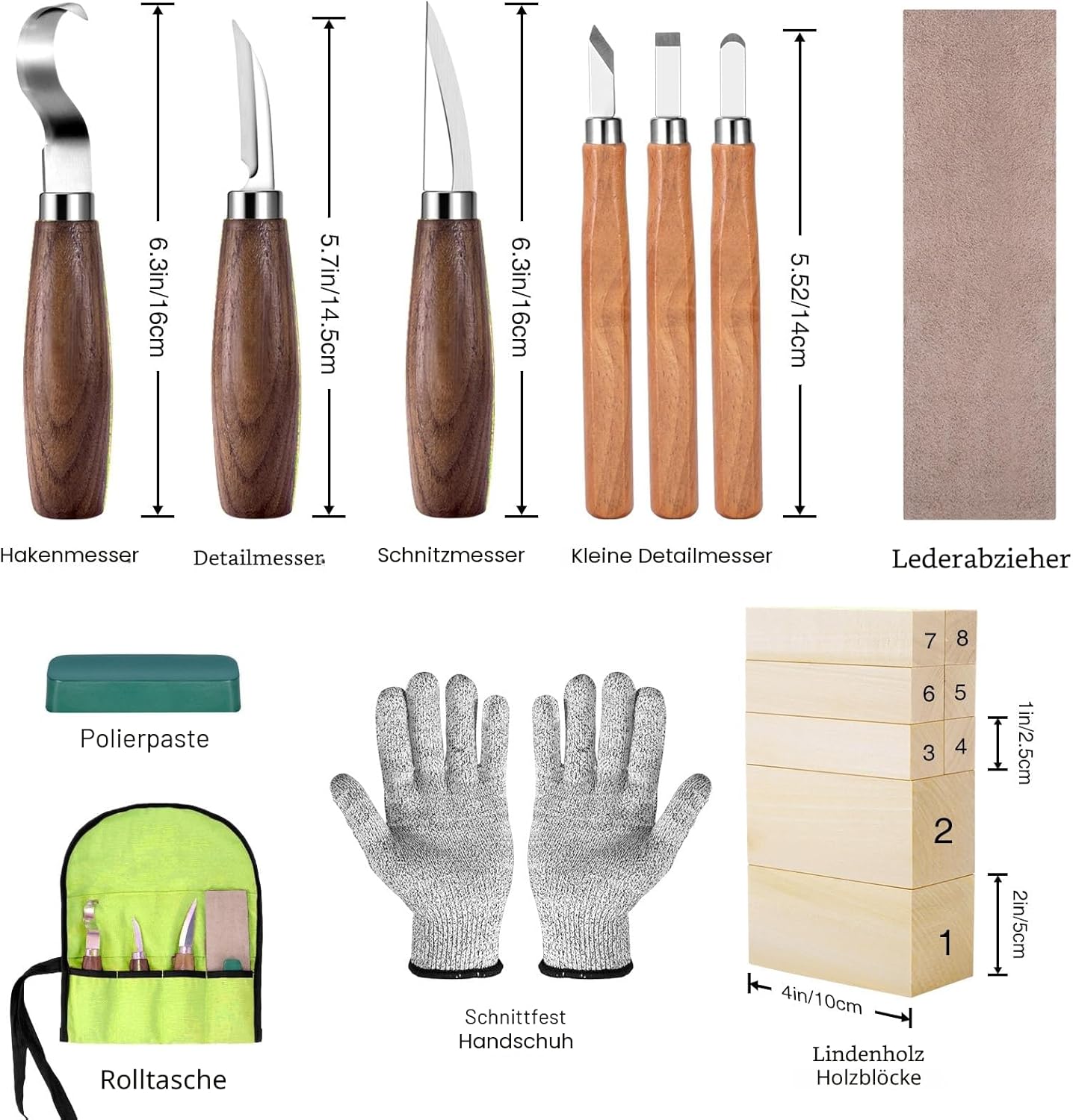 Schnitzwerkzeug-Set für Kinder
