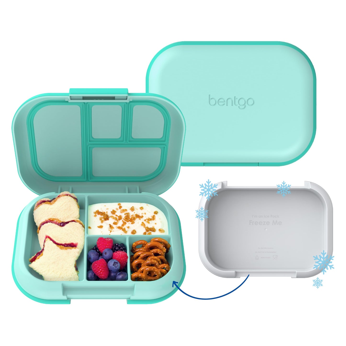 Chill Kids Bento-Box, Aqua
