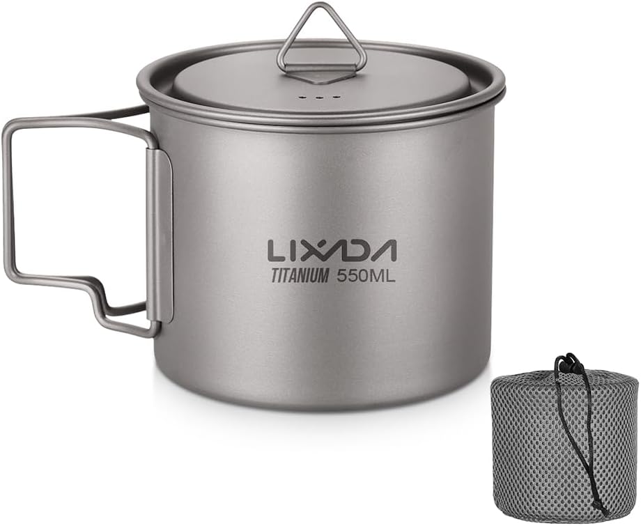 Ultraleichter Titan-Becher, 550 ml, 550 ml