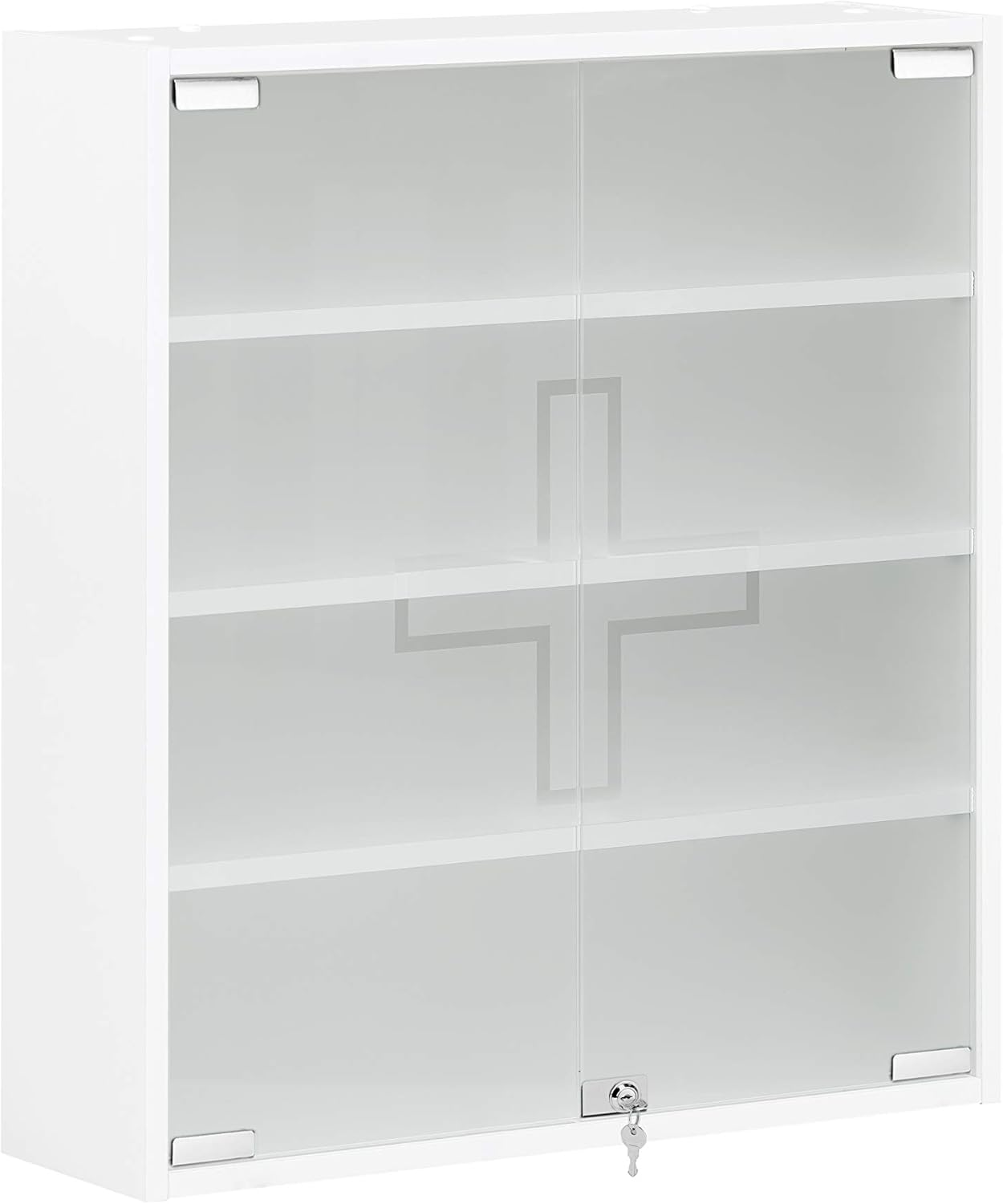 Abschliessbarer Medizinschrank, 71,5 x 64,2 x 19,6 cm